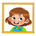 Fair - Brown hair