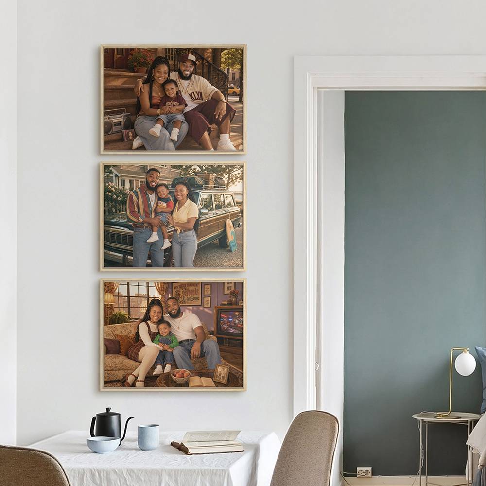 90s Street Legend – Custom Portrait Canvas-4 product photo