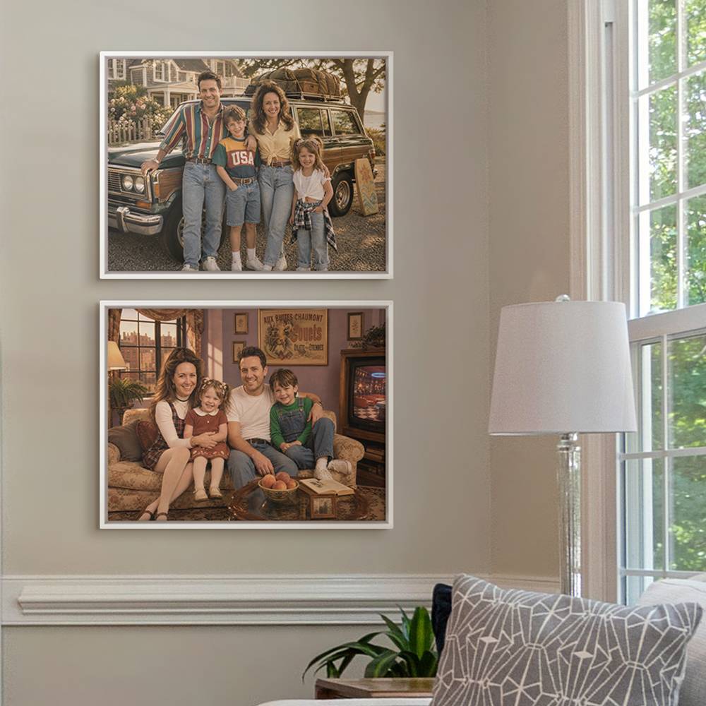 90s Street Legend – Custom Portrait Canvas-2 product photo