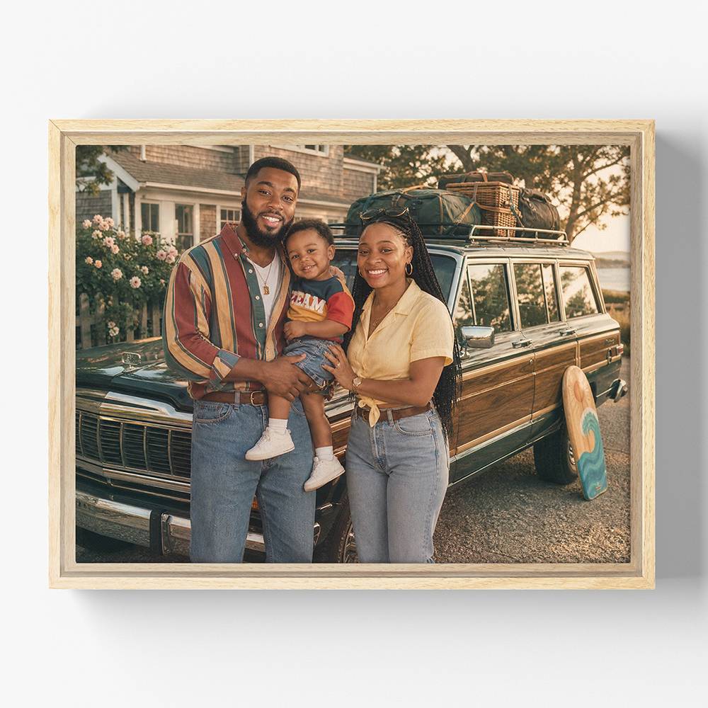 90s Street Legend – Custom Portrait Canvas-6 product photo