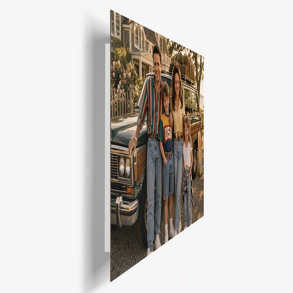 90s Street Legend – Custom Portrait Metal-7 product photo