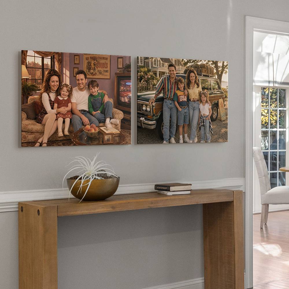 90s Street Legend – Custom Portrait Metal-2 product photo