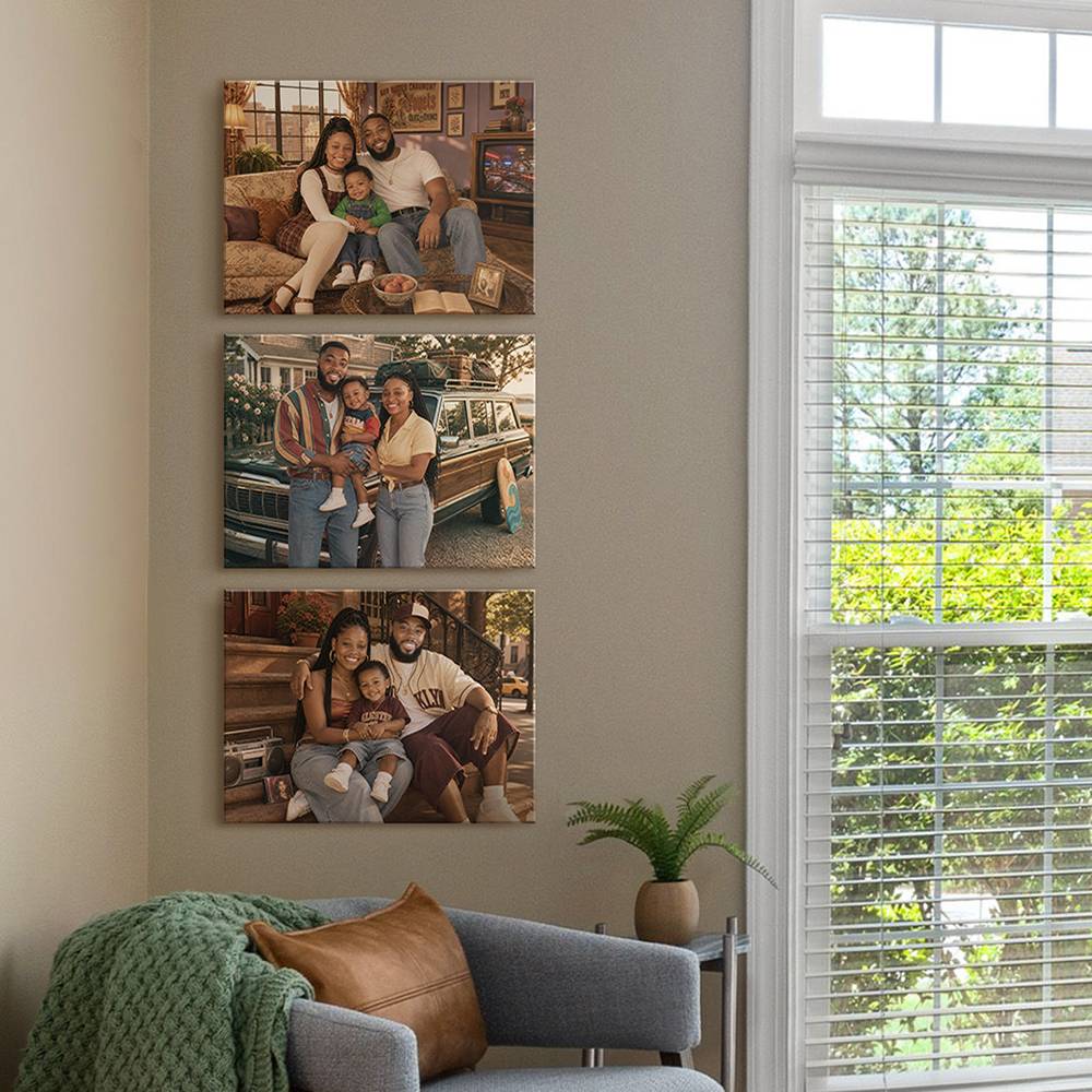 90s Street Legend – Custom Portrait Metal-4 product photo