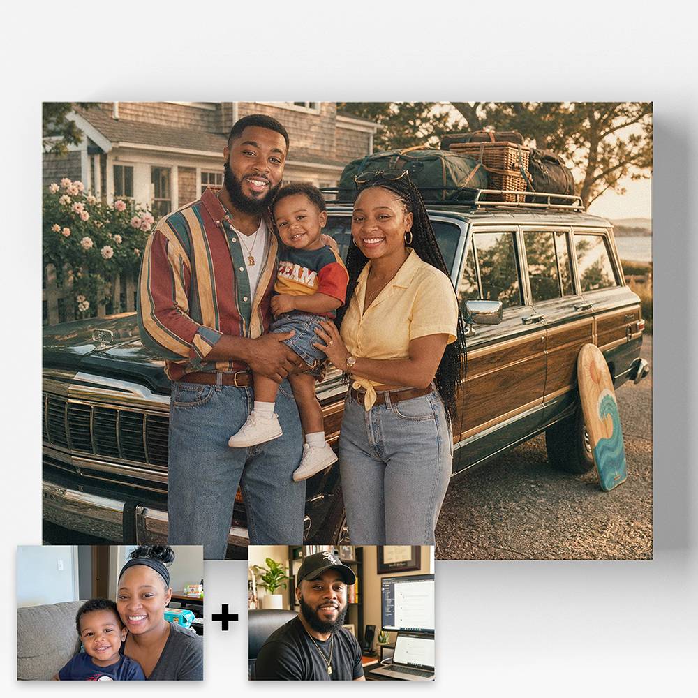 90s Street Legend – Custom Portrait Metal-3 product photo