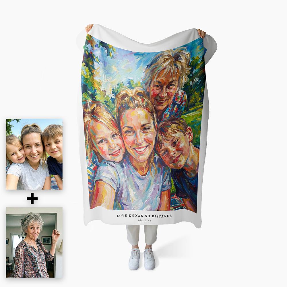 All of Us Here - Custom Photo Blanket-1 product photo