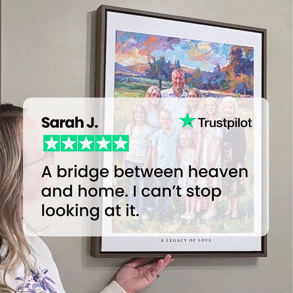 All of Us Here - Custom Portrait Canvas-2 product photo