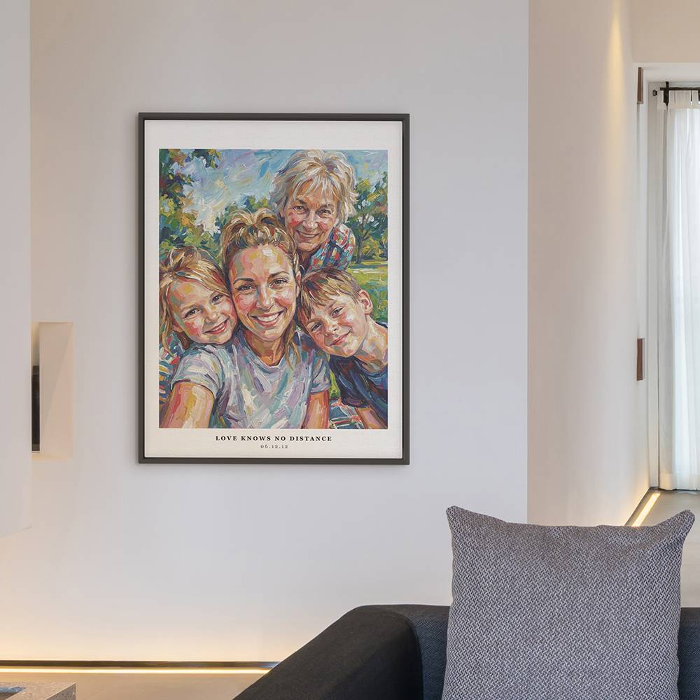 All of Us Here - Custom Portrait Canvas-8 product photo