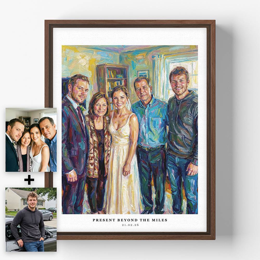 All of Us Here - Custom Portrait Canvas-6 product photo