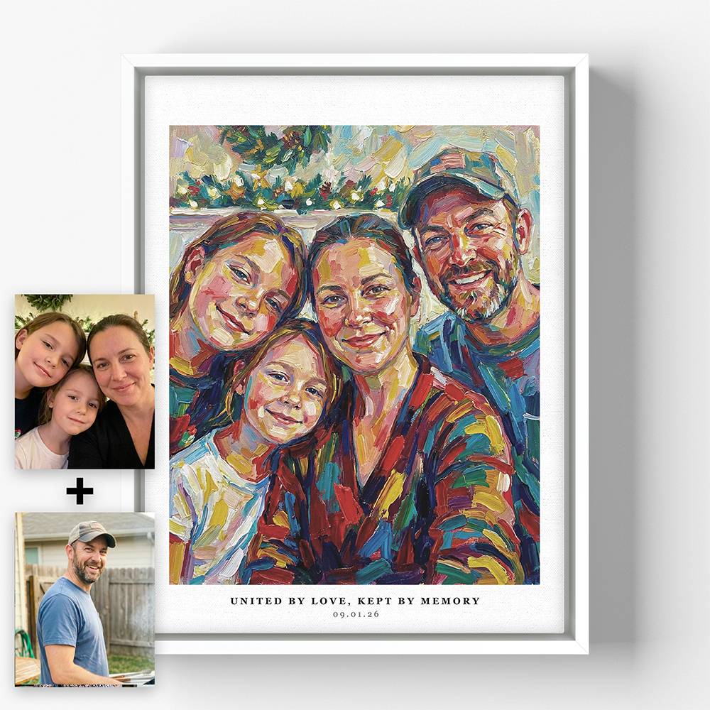 All of Us Here - Custom Portrait Canvas-3 product photo