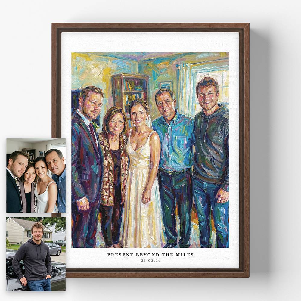 All of Us Here - Custom Portrait Canvas-5 product photo