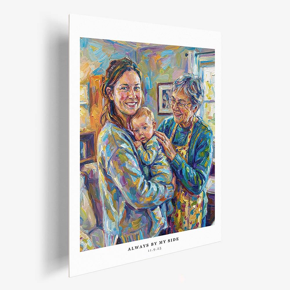 All of Us Here - Custom Portrait Metal-8 All of Us Here - Custom Portrait Metal-8 product photo