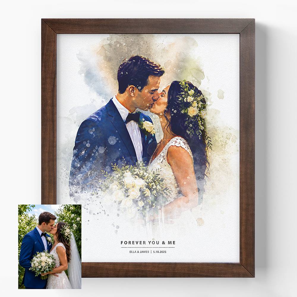 Watercolor Dream Custom Wall Art-1 product photo