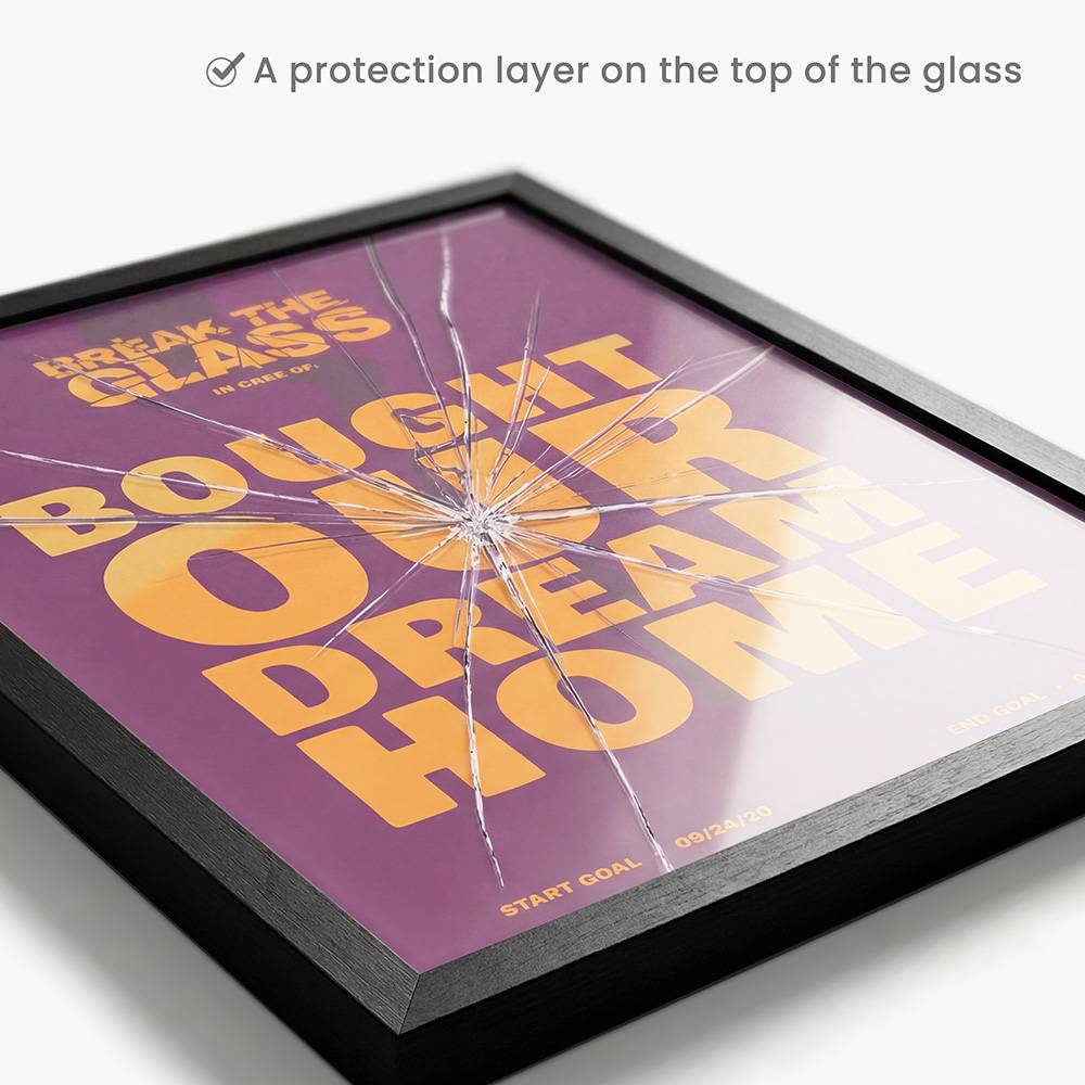 Break The Glass Custom Goal Wall Art-3 Break The Glass Custom Goal Wall Art-3 product photo