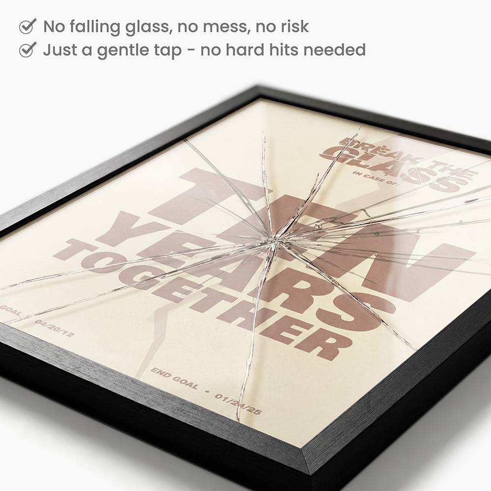 Break The Glass Custom Goal Wall Art-8 Break The Glass Custom Goal Wall Art-8 product photo