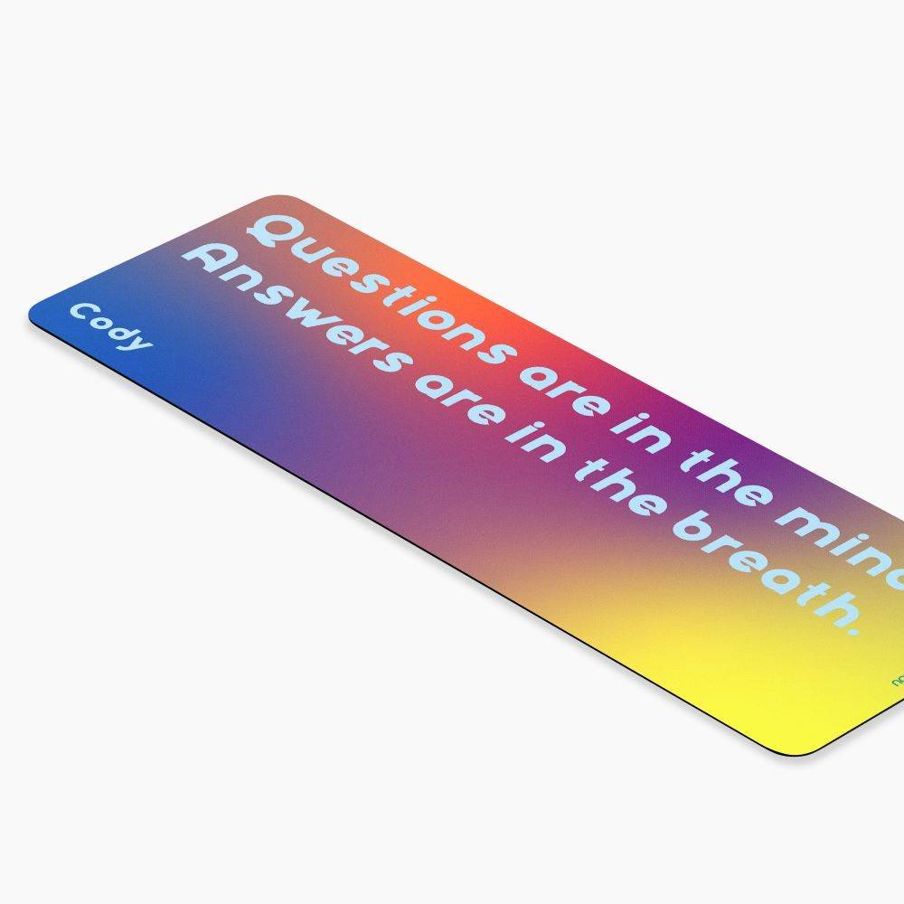Breathe In - Custom Yoga Mat-7 Breathe In - Custom Yoga Mat-7 product photo