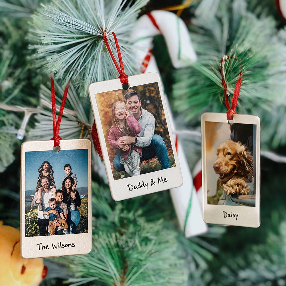 Christmas in a Snapshot – Custom Ceramic Ornament-4 Christmas in a Snapshot – Custom Ceramic Ornament-4 product photo