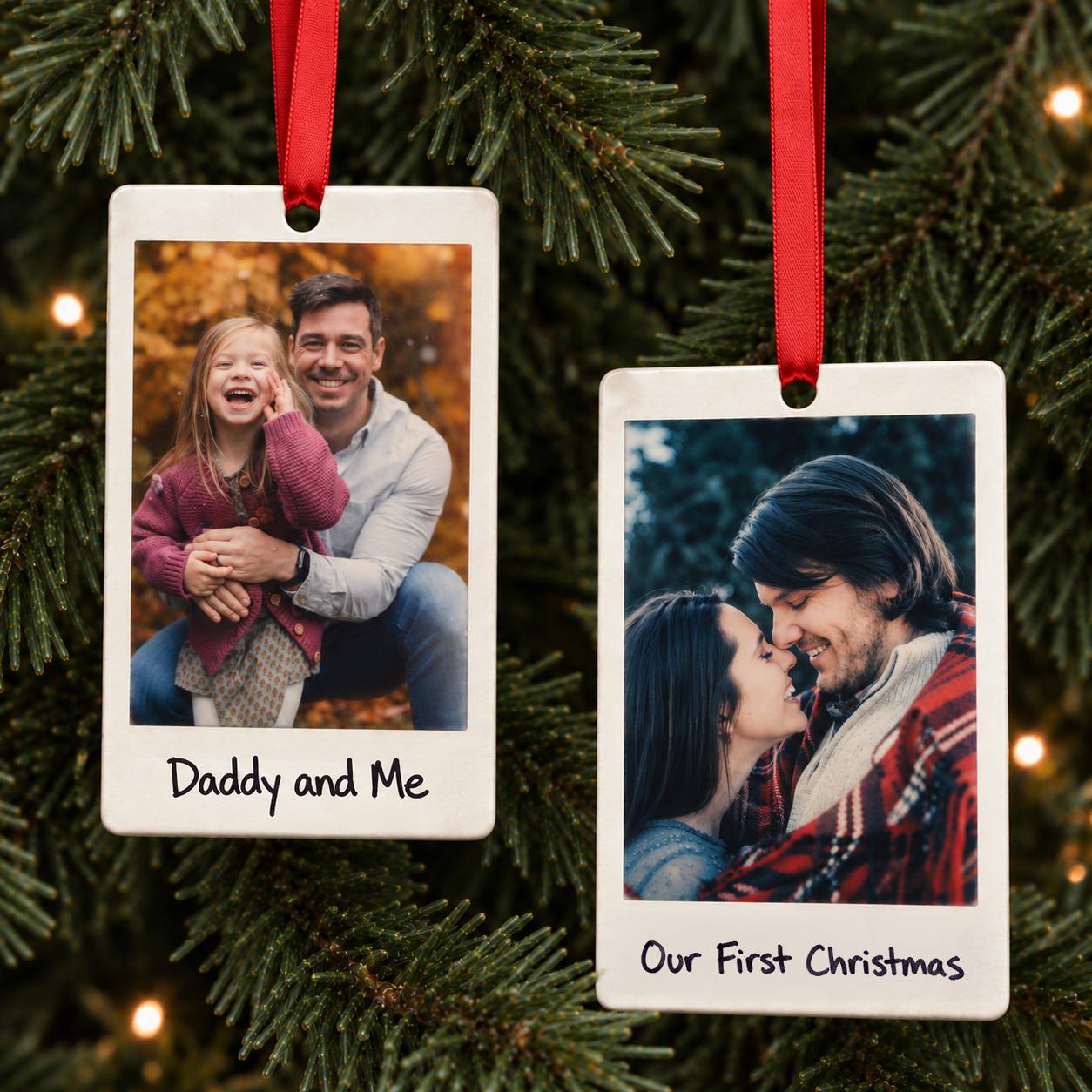 Christmas in a Snapshot – Custom Ceramic Ornament-1 Christmas in a Snapshot – Custom Ceramic Ornament-1 product photo