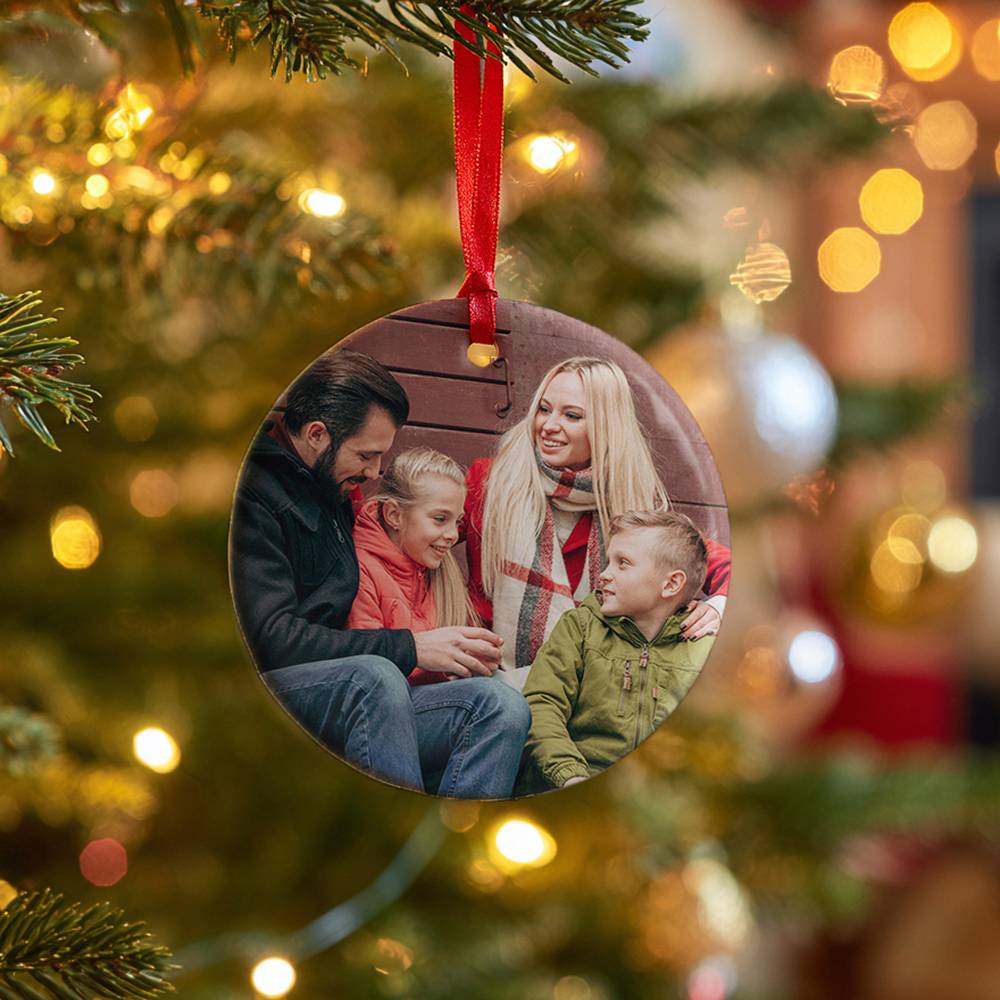 Custom Christmas Ornament with Picture-2 product photo