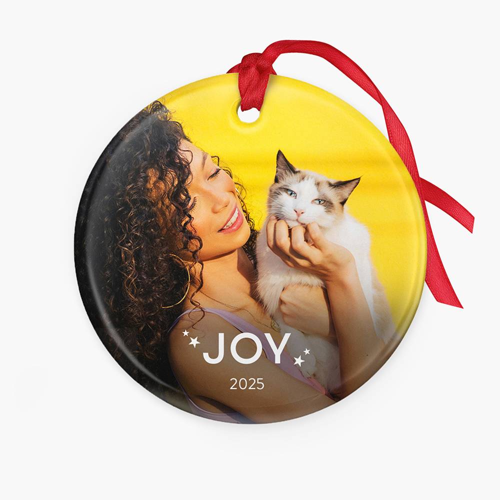 Custom Christmas Ornament with Picture and Text-5 product photo