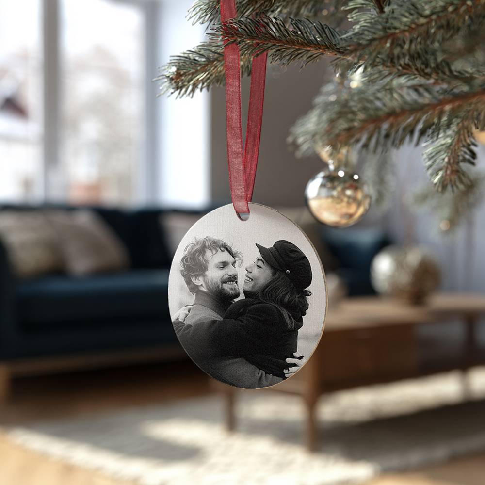 Custom Photo Metal Ornament Free Gift-2 Custom Photo Metal Ornament Free Gift-2 product photo