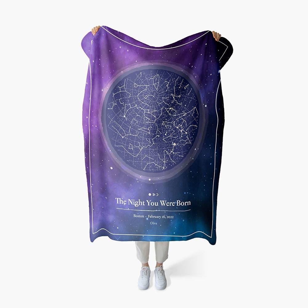 Custom Starmap Blanket-4 product photo