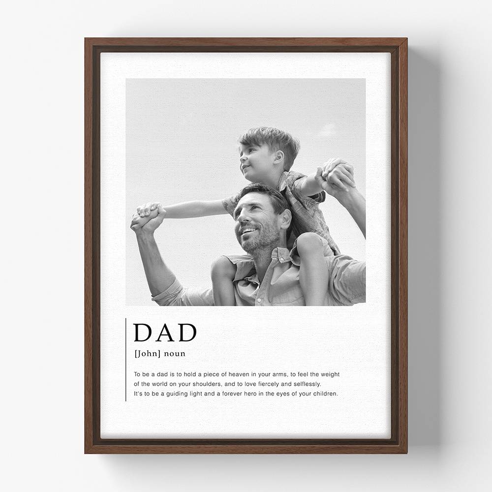 Dads Pride: Personalized Photo Canvas for Dad-6 product photo