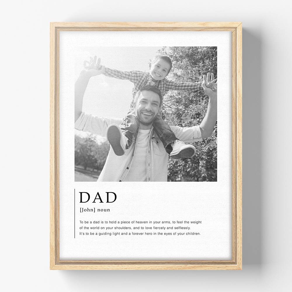 Dads Pride: Personalized Photo Canvas for Dad-3 product photo
