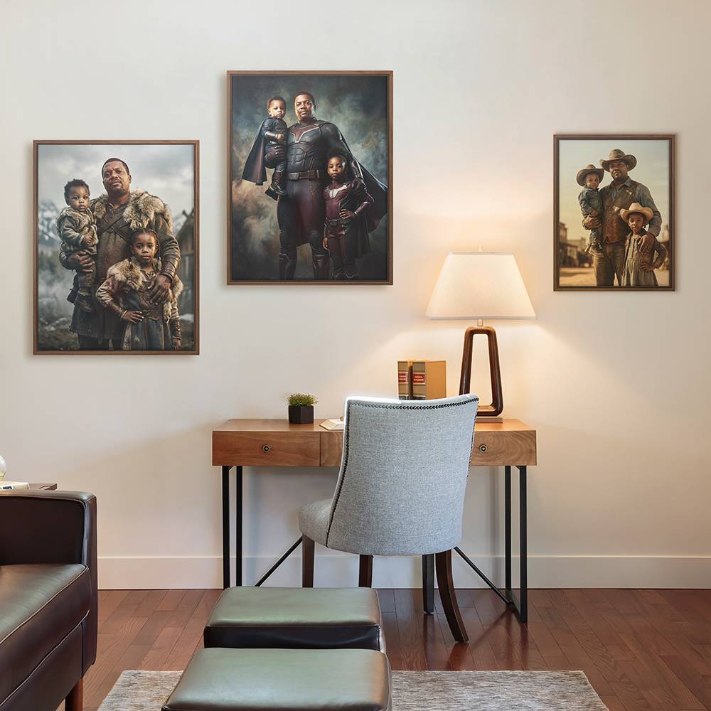 Become The Legend - Custom Portrait Canvas-5 product photo