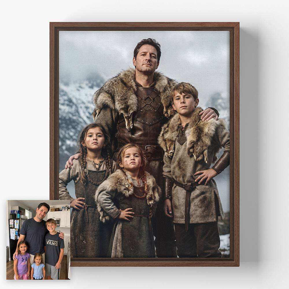 Become The Legend - Custom Portrait Canvas-6 product photo