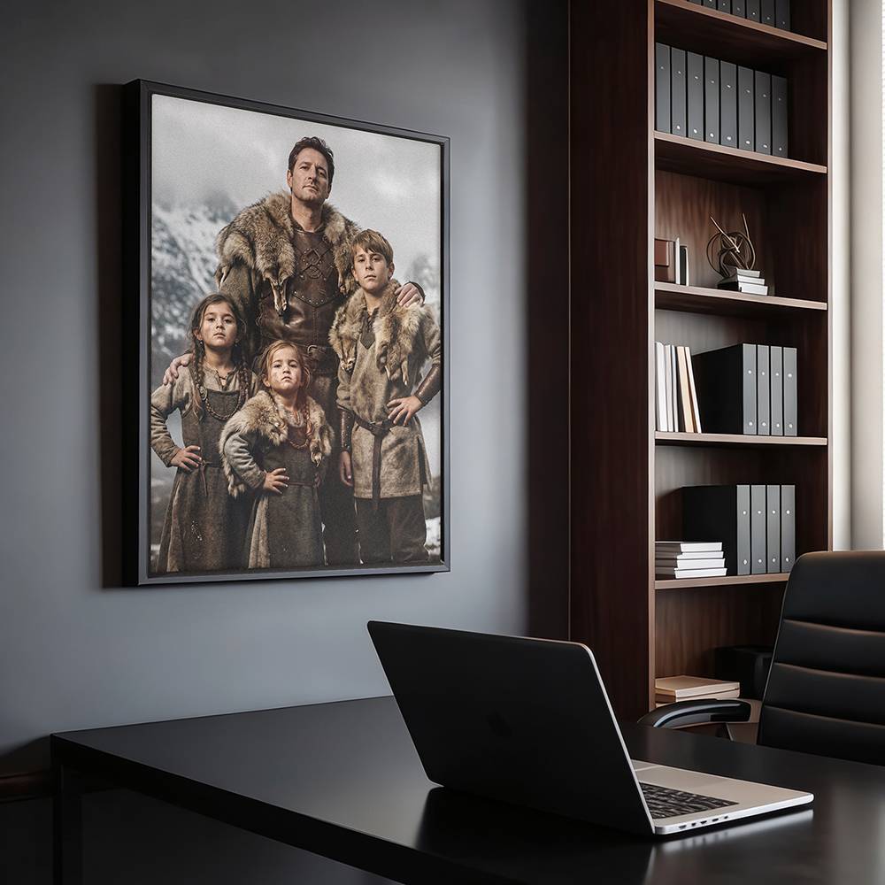 Become The Legend - Custom Portrait Canvas-7 product photo