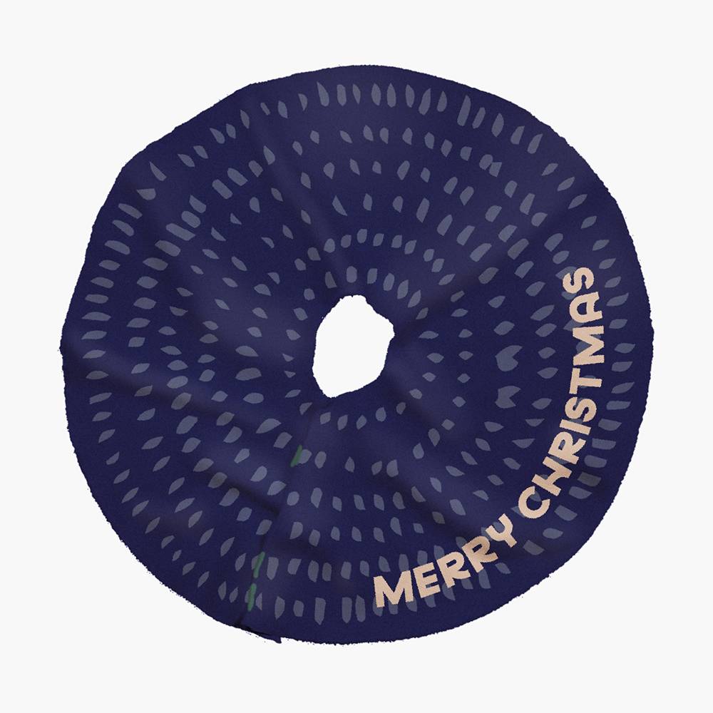 Evergreen Elegance – Custom Christmas Tree Skirt-3 product photo