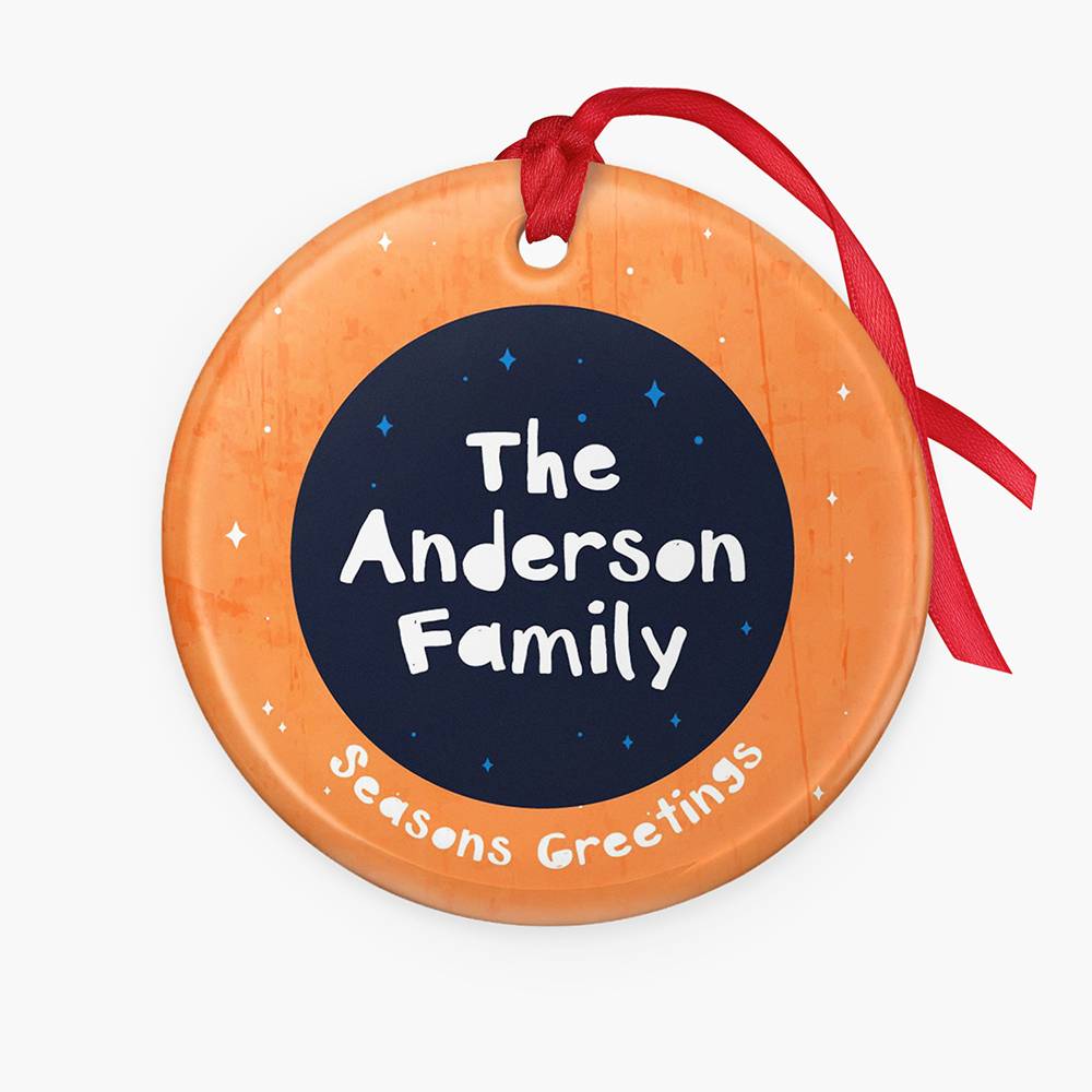 Evergreen Wishes – Custom Family Christmas Ornament-5 Evergreen Wishes – Custom Family Christmas Ornament-5 product photo