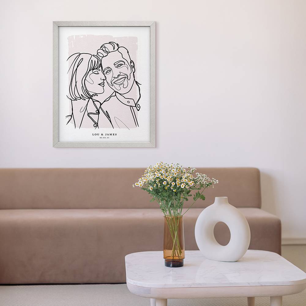 Forever in Lines - Custom Portrait Print-2 Forever in Lines - Custom Portrait Print-2 product photo