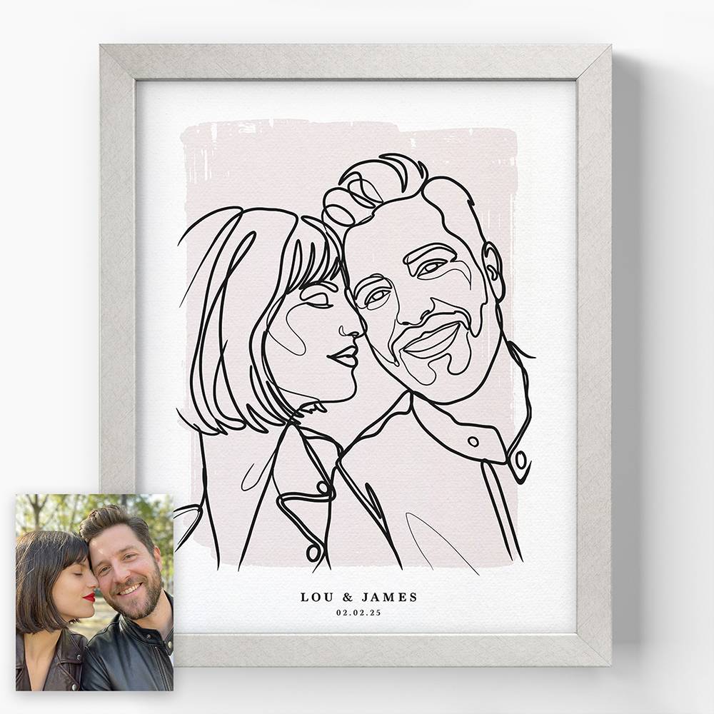 Forever in Lines - Custom Portrait Print-3 Forever in Lines - Custom Portrait Print-3 product photo