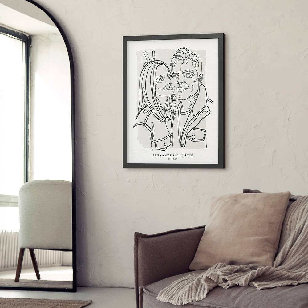 Forever in Lines - Custom Portrait Print-9 Forever in Lines - Custom Portrait Print-9 product photo