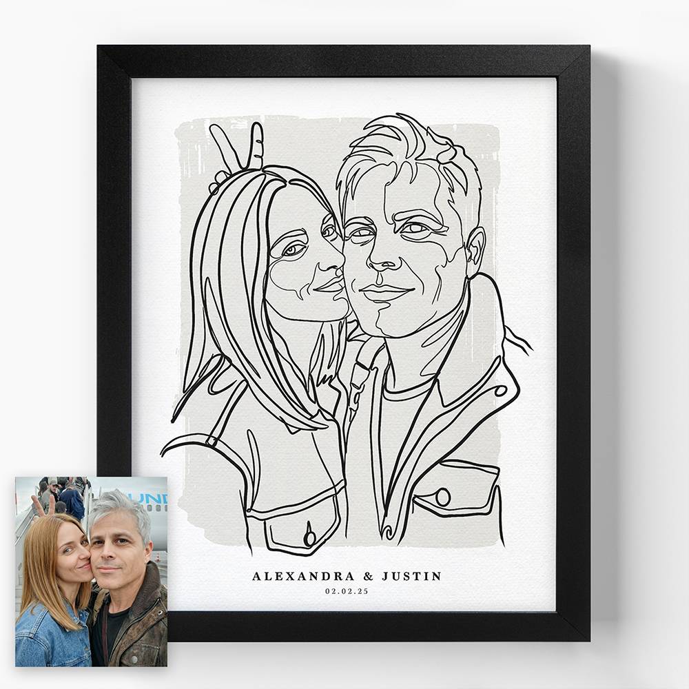 Forever in Lines - Custom Portrait Print-8 Forever in Lines - Custom Portrait Print-8 product photo