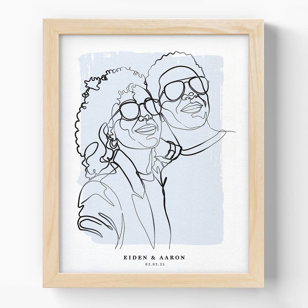 Forever in Lines - Custom Portrait Print-5 Forever in Lines - Custom Portrait Print-5 product photo