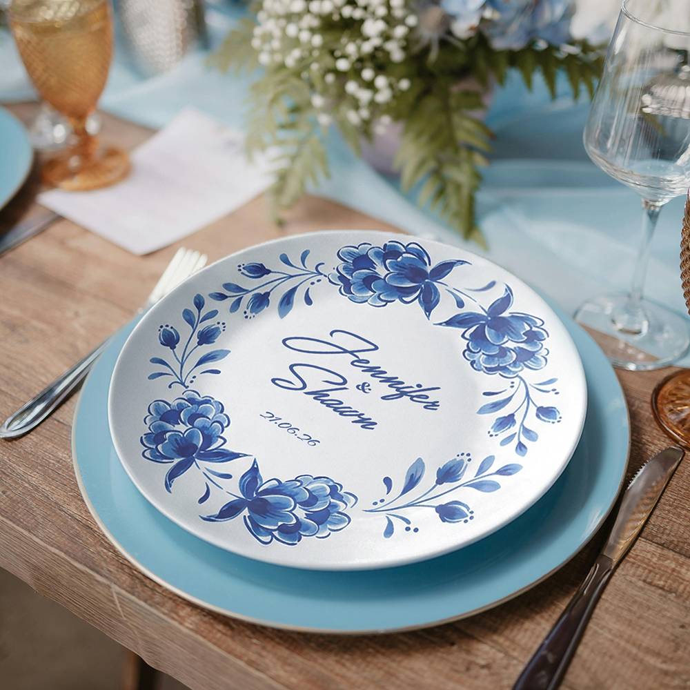 Forever Served – Custom Wedding Plate-2 product photo
