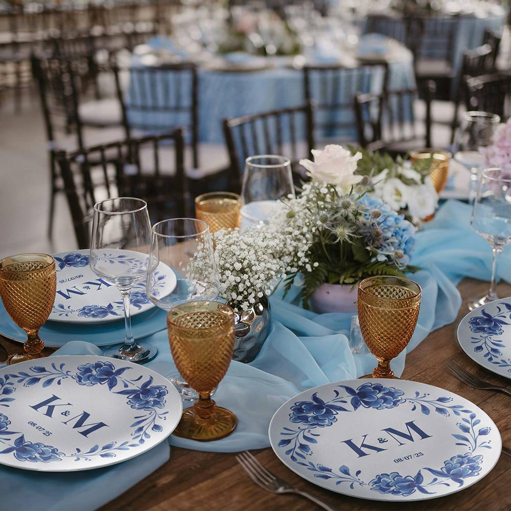 Forever Served – Custom Wedding Plate-12 product photo