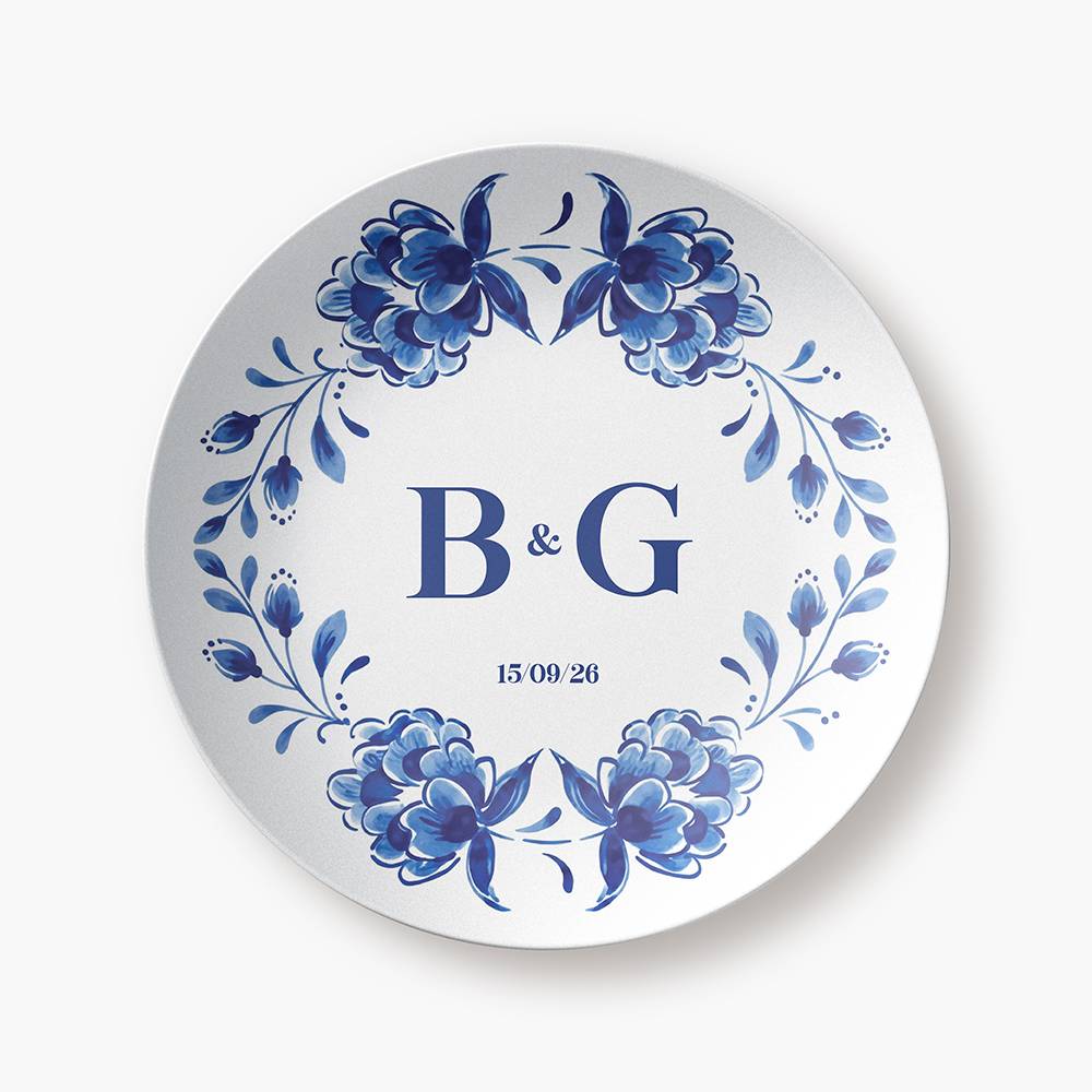 Forever Served – Custom Wedding Plate-1 product photo