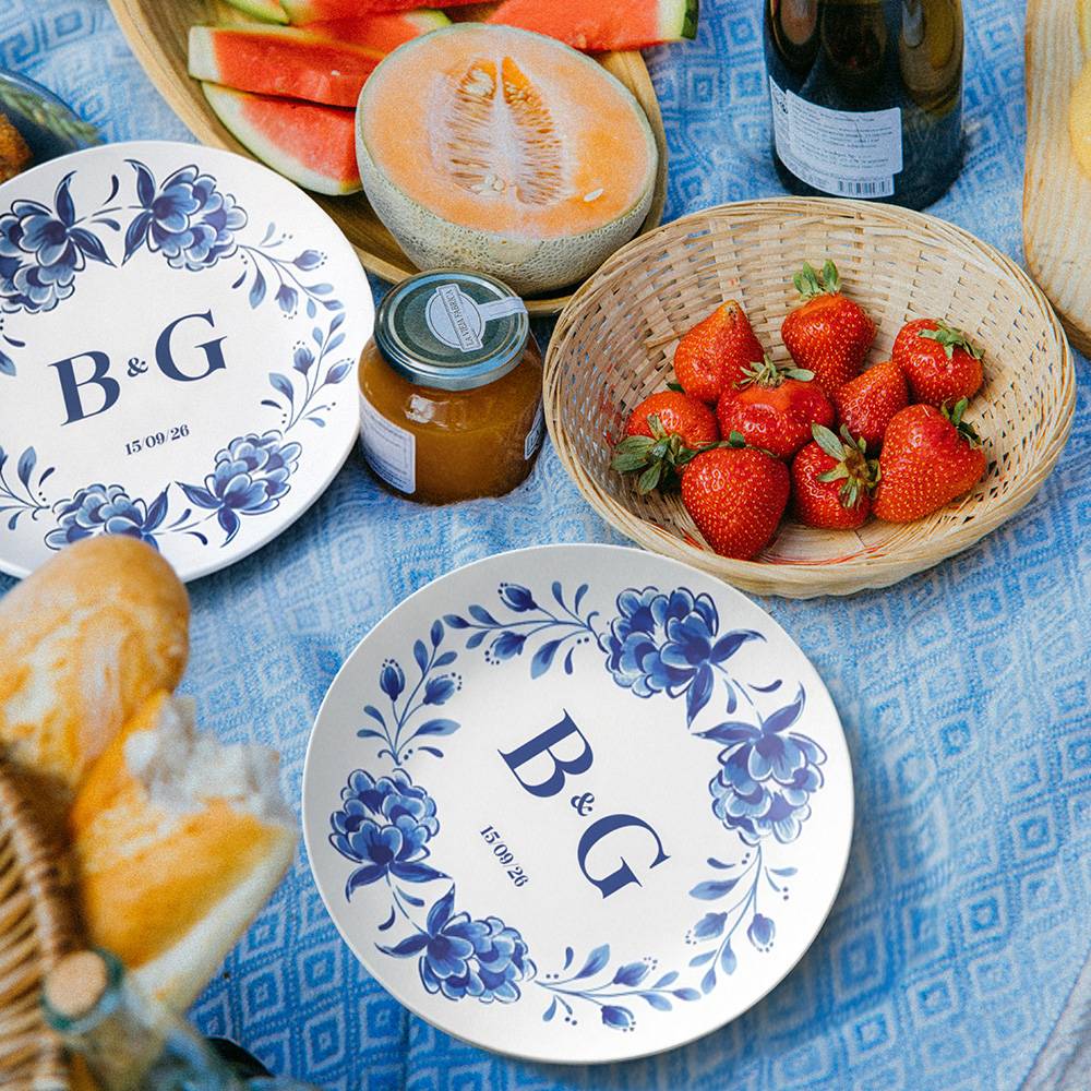 Forever Served – Custom Wedding Plate-2 product photo