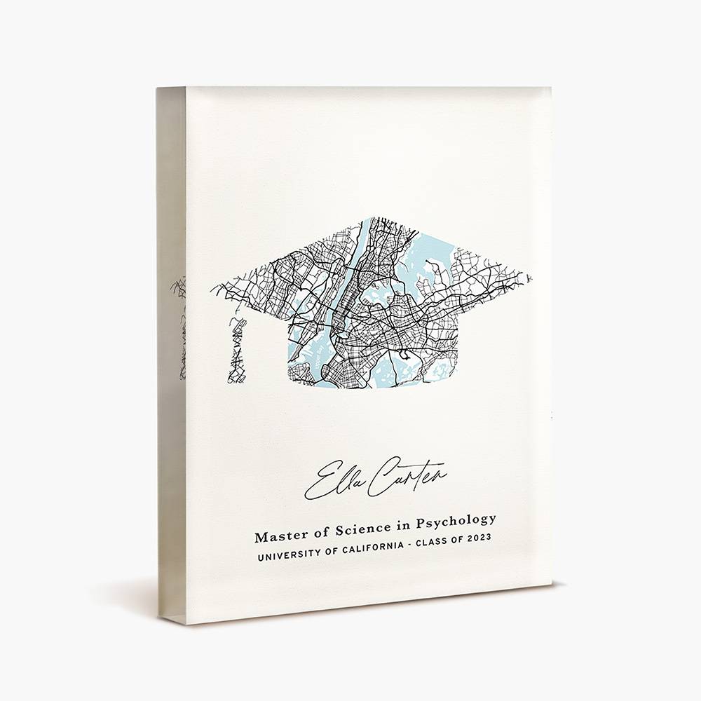 From Cap to Map - Custom 3D Acrylic Block-5 product photo