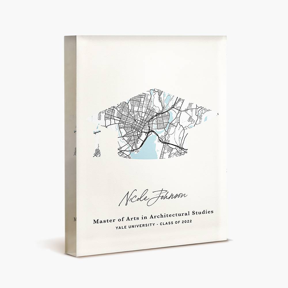 From Cap to Map - Custom 3D Acrylic Block-6 product photo