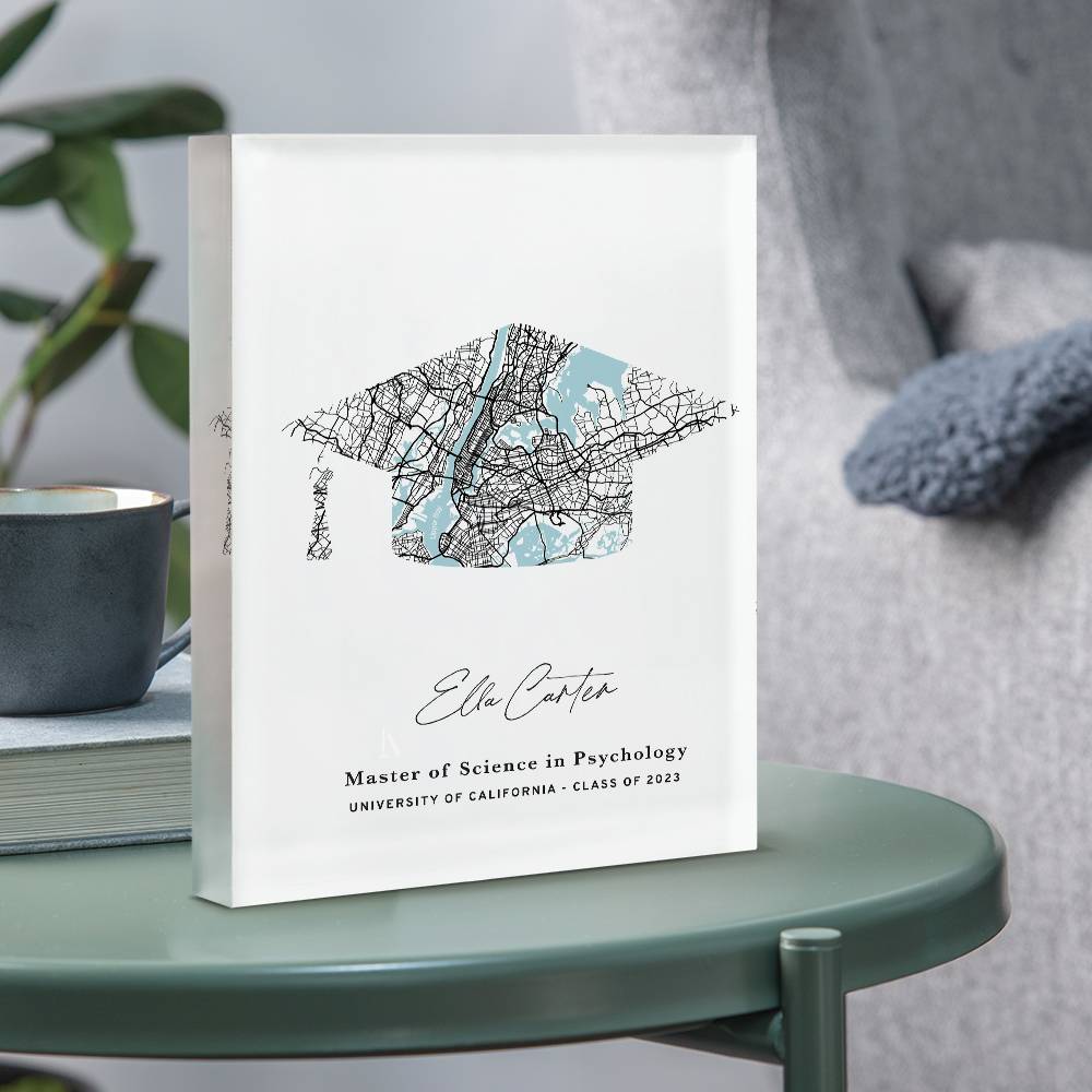 From Cap to Map - Custom 3D Acrylic Block-1 product photo