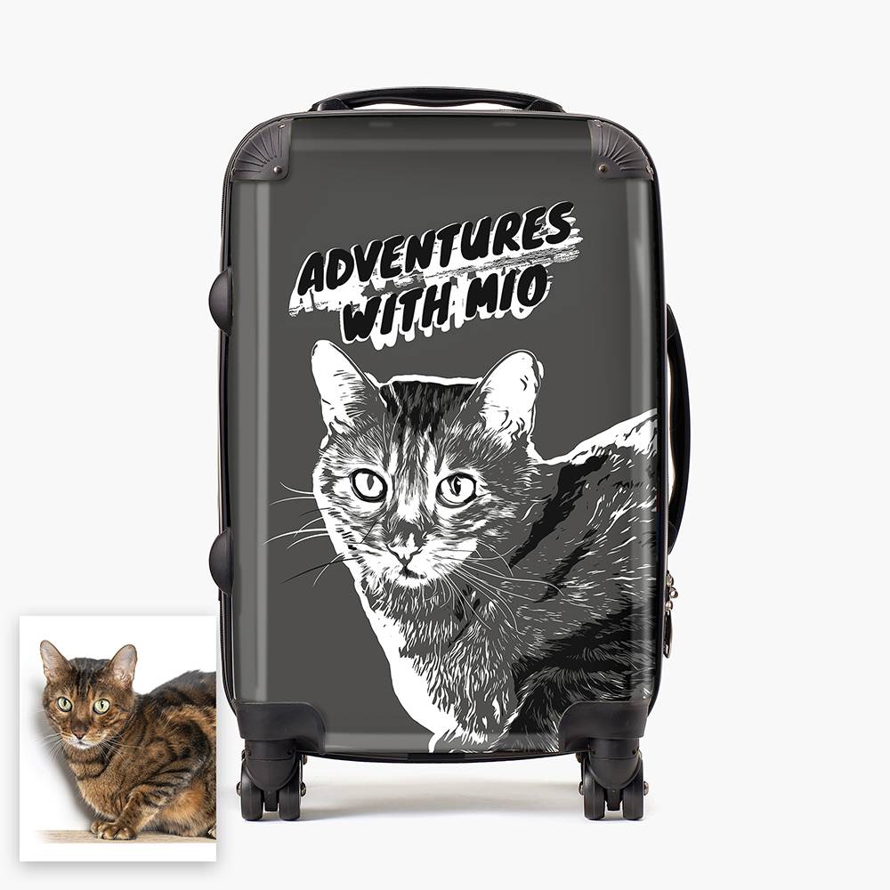 Fur - Ever Travel - Custom Carry-On Suitcase-5 product photo