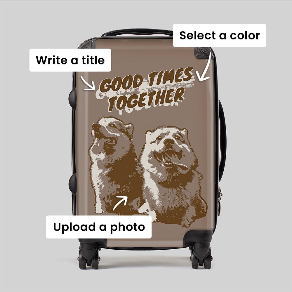 Fur - Ever Travel - Custom Carry-On Suitcase-8 product photo