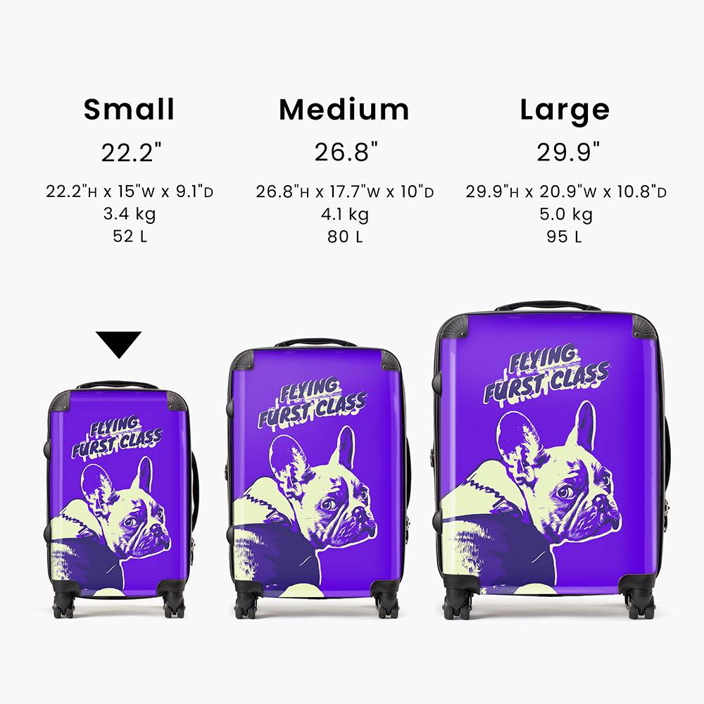 Fur - Ever Travel - Custom Carry-On Suitcase-11 product photo