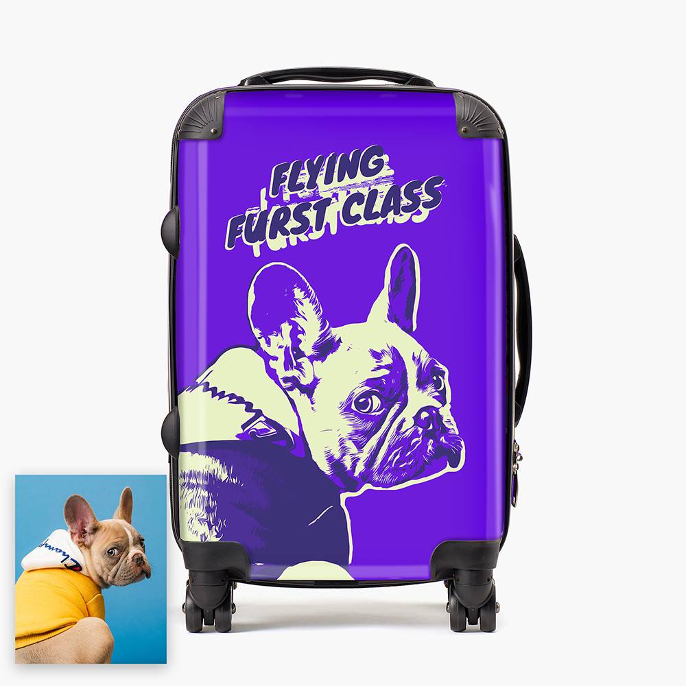 Fur - Ever Travel - Custom Carry-On Suitcase-6 product photo