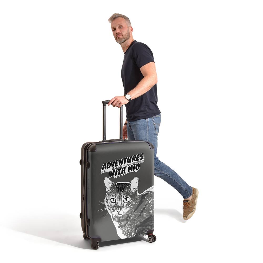 Fur - Ever Travel- Custom Large Check-In Suitcase-10 product photo