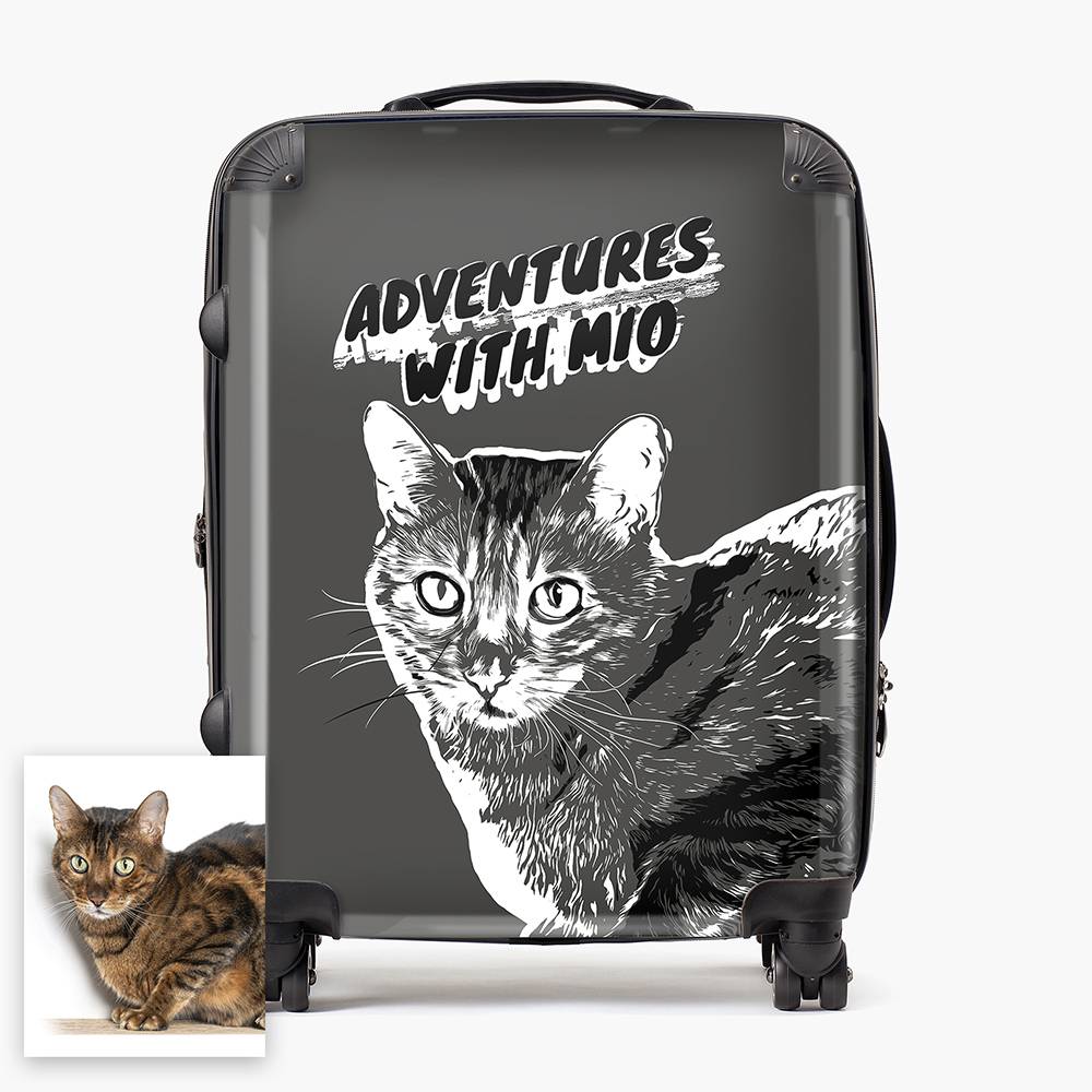 Fur - Ever Travel- Custom Large Check-In Suitcase-7 product photo